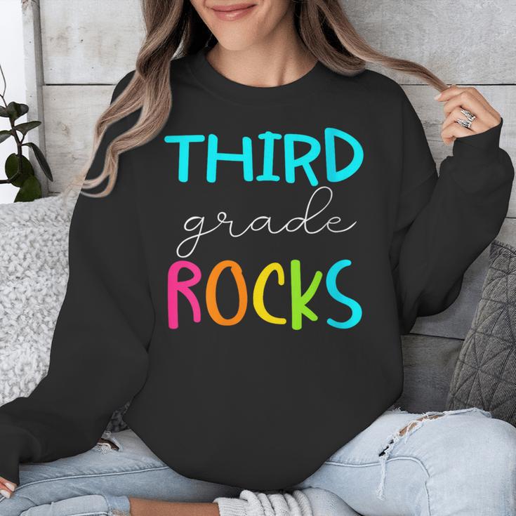 Third Grade Rocks Shirt Team 3rd Grade Teacher Unisex Sweatshirt, funny design Third Grade Rocks Shirt Team 3rd Grade Teacher Unisex Sweatshirt, funny design