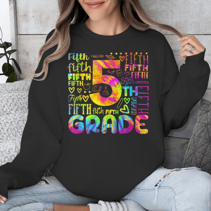 Tie Dye 5th Grade Typography Team Fifth Grade Teacher For Men Women Girls Kids Unisex Sweatshirt, funny design Tie Dye 5th Grade Typography Team Fifth Grade Teacher For Men Women Girls Kids Unisex Sweatshirt, funny design