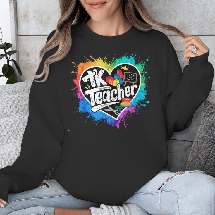 TK Teacher Transitional Kindergarten Heart Back To School Unisex Sweatshirt, funny design TK Teacher Transitional Kindergarten Heart Back To School Unisex Sweatshirt, funny design