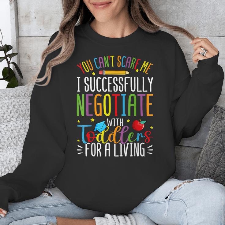 Toddler Negotiator Preschool Teacher Humor Babysitters Unisex Sweatshirt, funny design Toddler Negotiator Preschool Teacher Humor Babysitters Unisex Sweatshirt, funny design