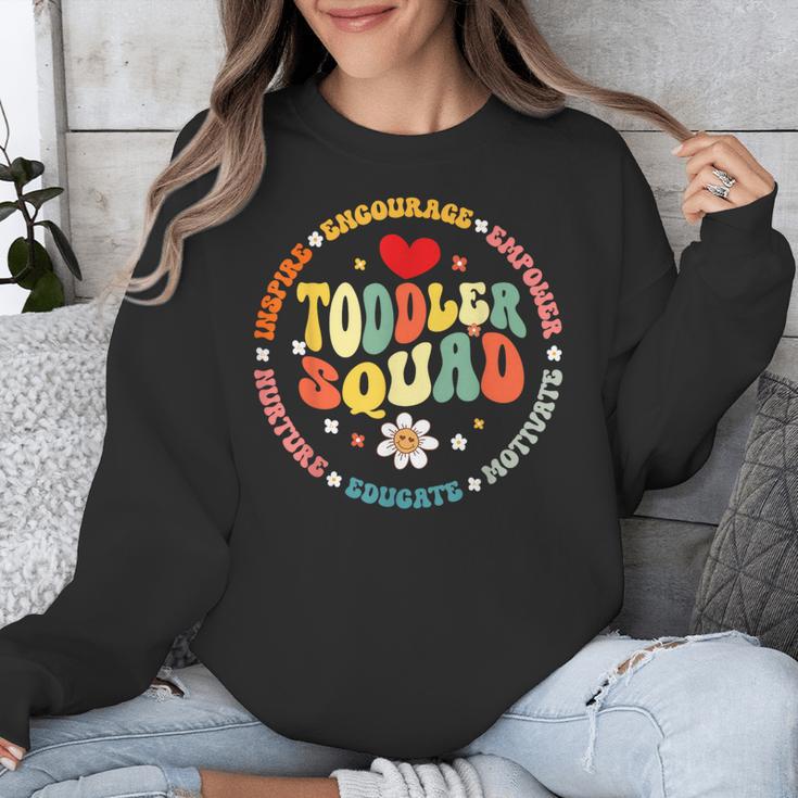 Toddler Squad Pre-K Teacher Pre School Back To School Unisex Sweatshirt, funny design Toddler Squad Pre-K Teacher Pre School Back To School Unisex Sweatshirt, funny design