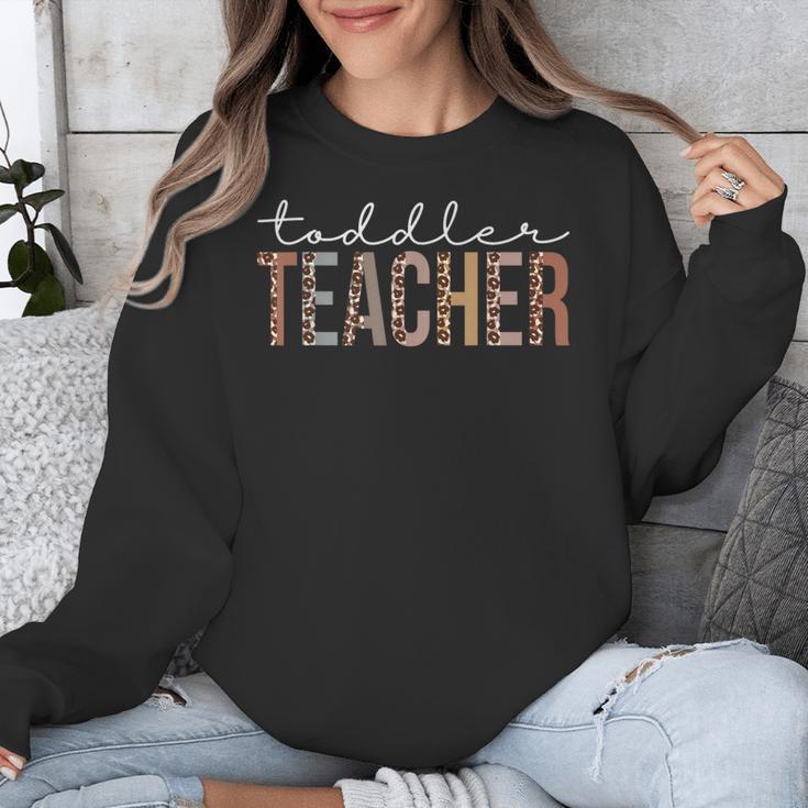 Toddler Teacher Leopard Appreciation For Women For Work Unisex Sweatshirt, funny design Toddler Teacher Leopard Appreciation For Women For Work Unisex Sweatshirt, funny design