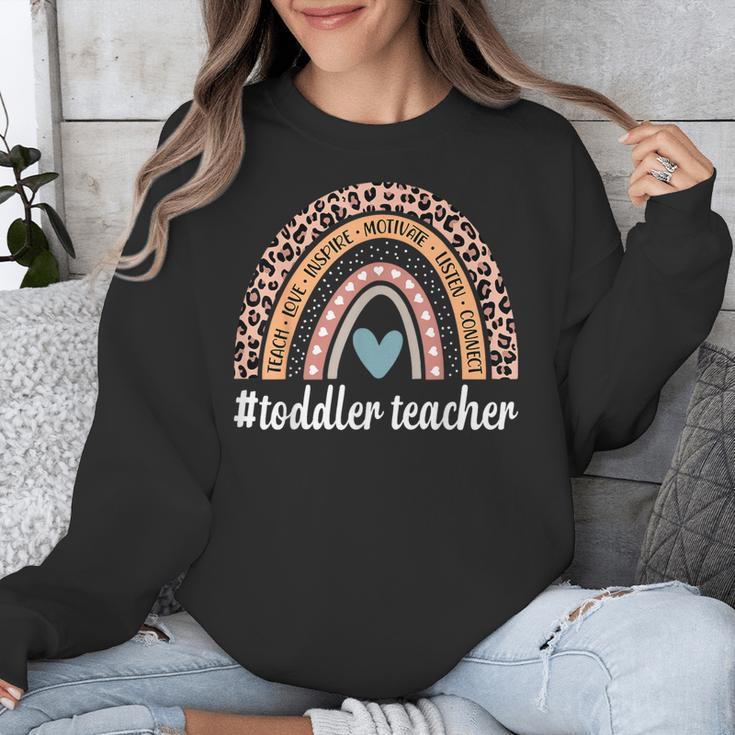 Toddler Teacher Rainbow Leopard Infant Teacher Men Women Unisex Sweatshirt, funny design Toddler Teacher Rainbow Leopard Infant Teacher Men Women Unisex Sweatshirt, funny design