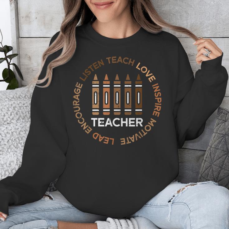 History Teacher Teach Love African American Men Women Unisex Sweatshirt, History Teacher Gifts, funny design History Teacher Teach Love African American Men Women Unisex Sweatshirt, History Teacher Gifts, funny design