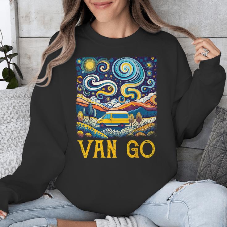 Van Go Vanlife Accessories Artist Art Teacher Unisex Sweatshirt, funny design Van Go Vanlife Accessories Artist Art Teacher Unisex Sweatshirt, funny design