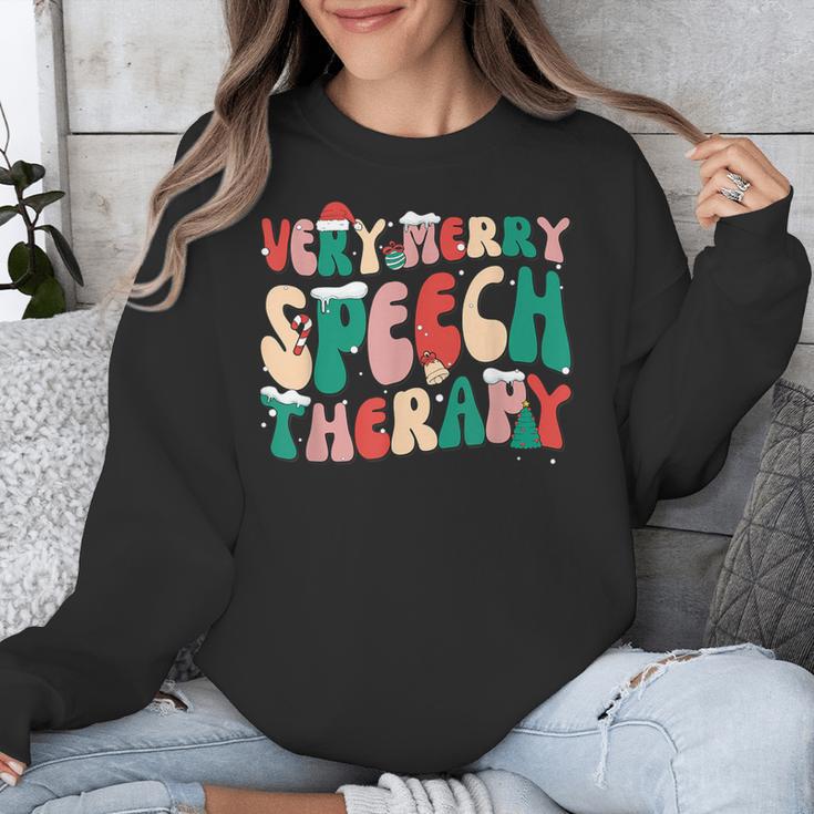 Verry Merry Speech Language Pathologist Teacher Christmas Unisex Sweatshirt, funny design Verry Merry Speech Language Pathologist Teacher Christmas Unisex Sweatshirt, funny design