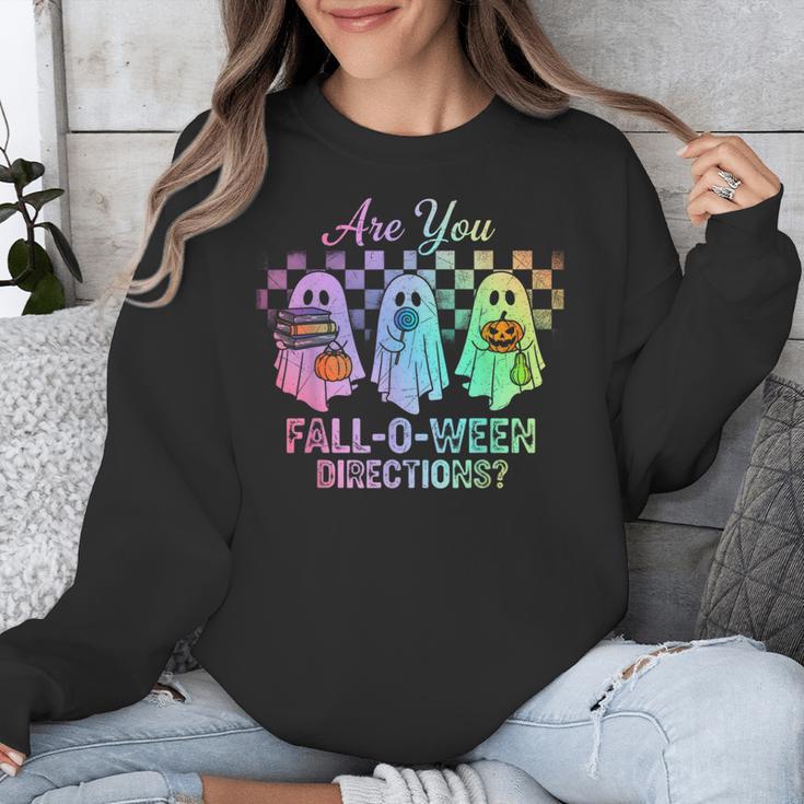 Vintage Are You Fall O Ween Directions Teacher Halloween Unisex Sweatshirt, funny design Vintage Are You Fall O Ween Directions Teacher Halloween Unisex Sweatshirt, funny design