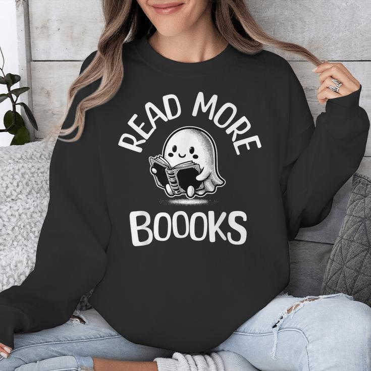 Vintage Halloween Teacher Women Reading Read More Books Unisex Sweatshirt, funny design Vintage Halloween Teacher Women Reading Read More Books Unisex Sweatshirt, funny design