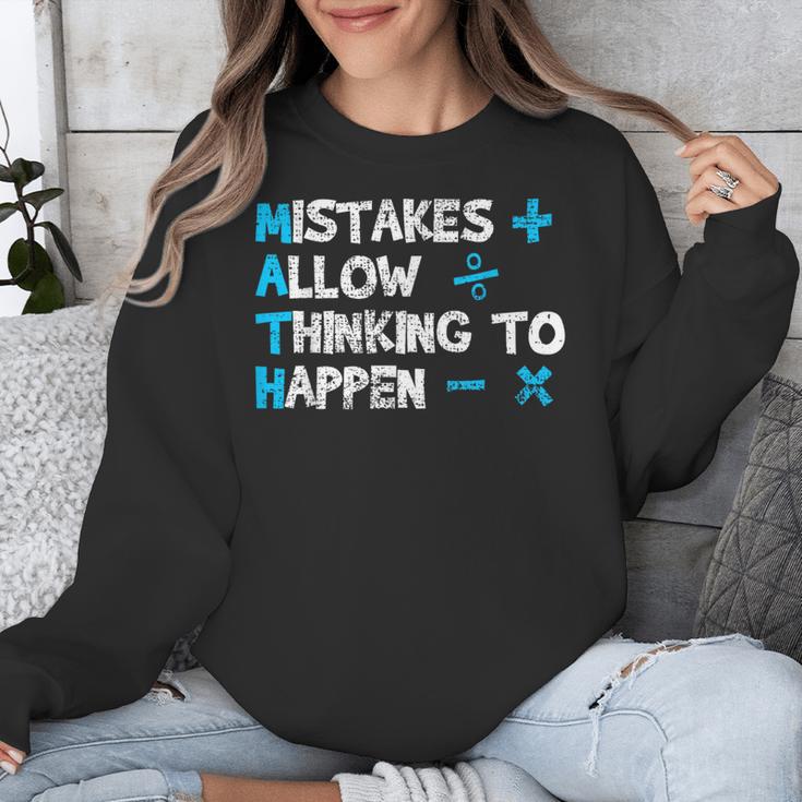 Vintage Math Teacher Saying Unisex Sweatshirt, funny design