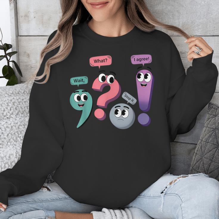 Wait What Stop It I Agree Grammar English Teacher Unisex Sweatshirt, English Teacher Gifts, funny design Wait What Stop It I Agree Grammar English Teacher Unisex Sweatshirt, English Teacher Gifts, funny design