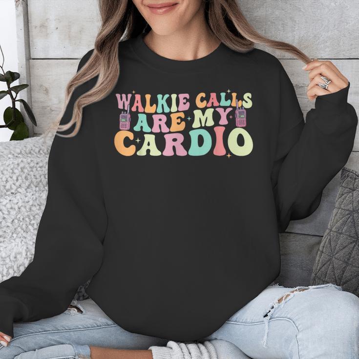 Walkie Calls Are My Cardio SPED Teacher Inclusion ABA Unisex Sweatshirt, funny design Walkie Calls Are My Cardio SPED Teacher Inclusion ABA Unisex Sweatshirt, funny design