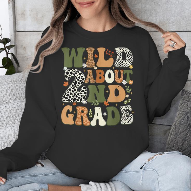 Wild About 2nd Grade Teacher Student First Day Of School Unisex Sweatshirt, 2nd Grade Teacher Gifts, First Grade Teacher Gifts, funny design Wild About 2nd Grade Teacher Student First Day Of School Unisex Sweatshirt, 2nd Grade Teacher Gifts, First Grade Teacher Gifts, funny design