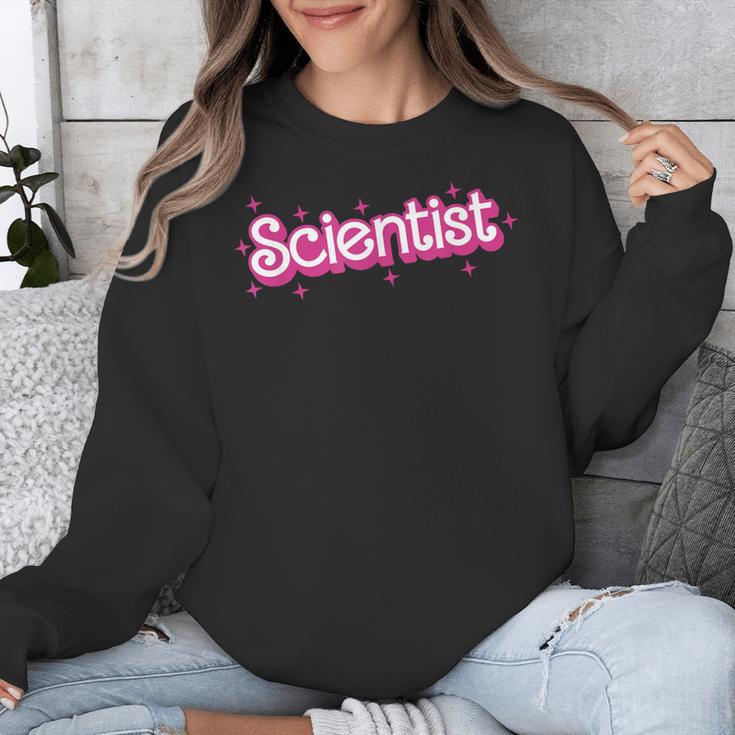 Women Retro Pink Scientist Science Teacher Back To School Unisex Sweatshirt, Science Teacher Gifts, funny design Women Retro Pink Scientist Science Teacher Back To School Unisex Sweatshirt, Science Teacher Gifts, funny design