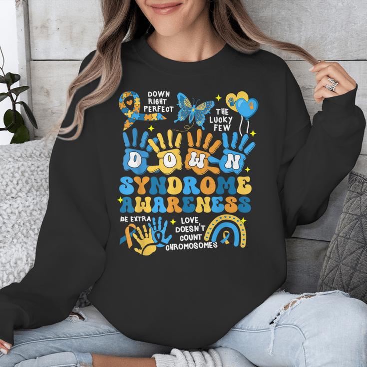 World Down Syndrome Day Awareness T21 Teacher Women Men Kids Unisex Sweatshirt, funny design World Down Syndrome Day Awareness T21 Teacher Women Men Kids Unisex Sweatshirt, funny design