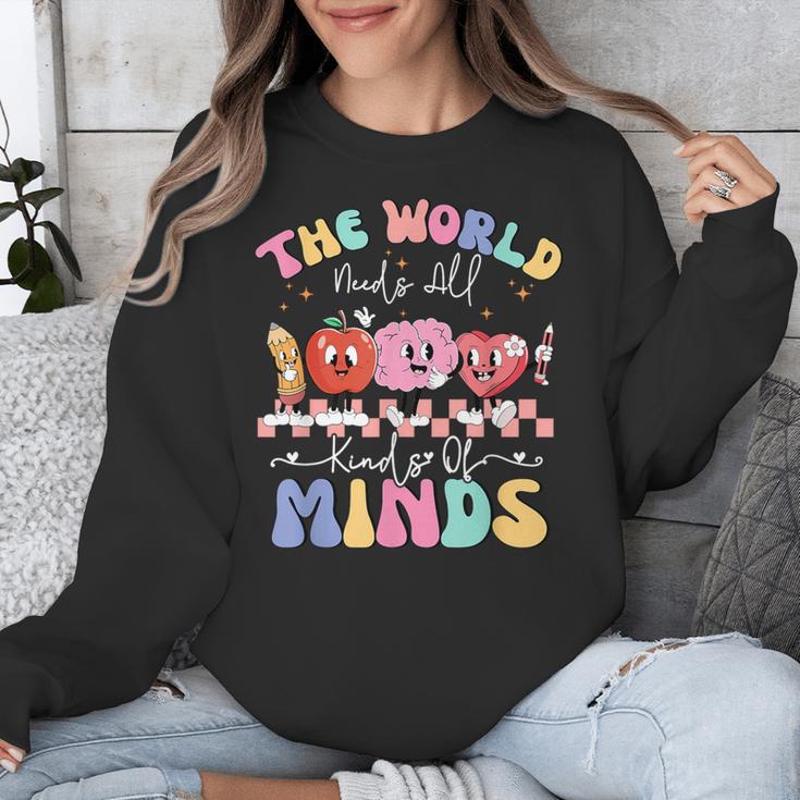 The World Needs All Kinds Of Minds Special Education Teacher Unisex Sweatshirt, funny design The World Needs All Kinds Of Minds Special Education Teacher Unisex Sweatshirt, funny design