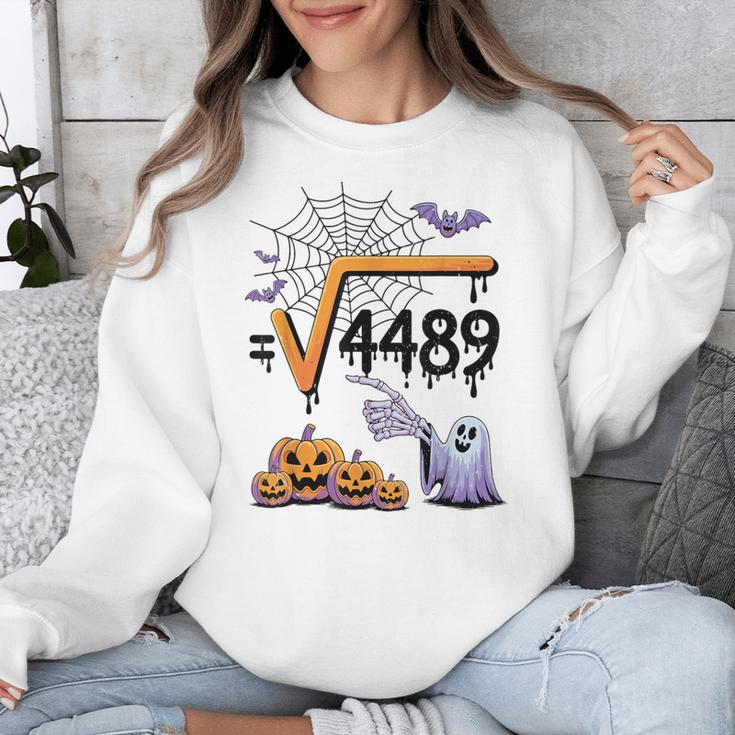 4489 Square Root 67 Math Teacher Halloween Costume Professor Unisex Sweatshirt, funny design