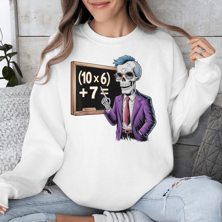 67 Math Teacher Meme Brainrot Six Seven Halloween Equation Unisex Sweatshirt, funny design 67 Math Teacher Meme Brainrot Six Seven Halloween Equation Unisex Sweatshirt, funny design