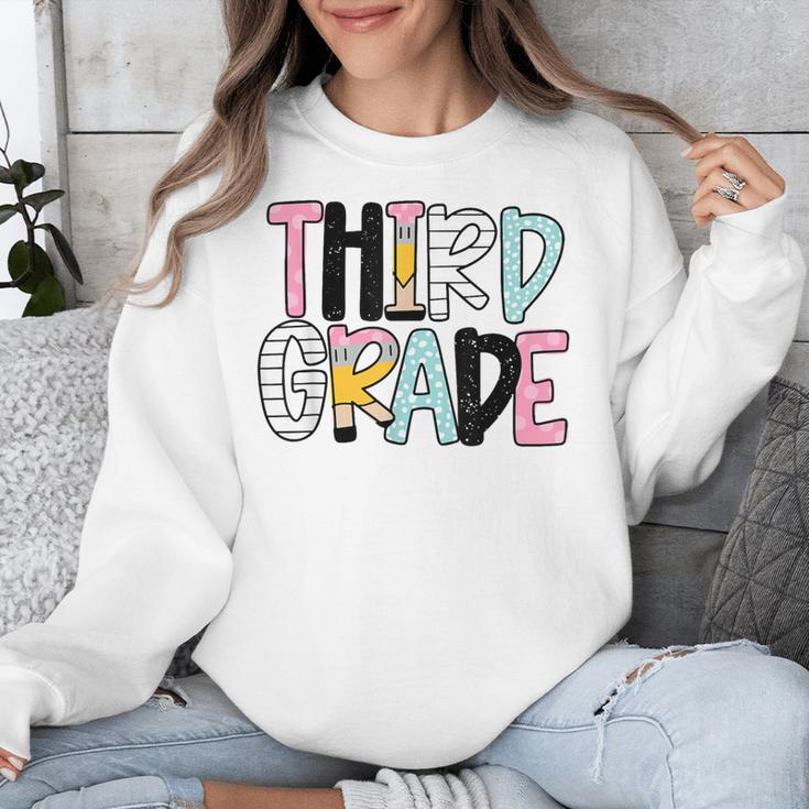 Back To School Third Grade Teacher First Day Of 3rd Grade Unisex Sweatshirt, First Grade Teacher Gifts, funny design Back To School Third Grade Teacher First Day Of 3rd Grade Unisex Sweatshirt, First Grade Teacher Gifts, funny design