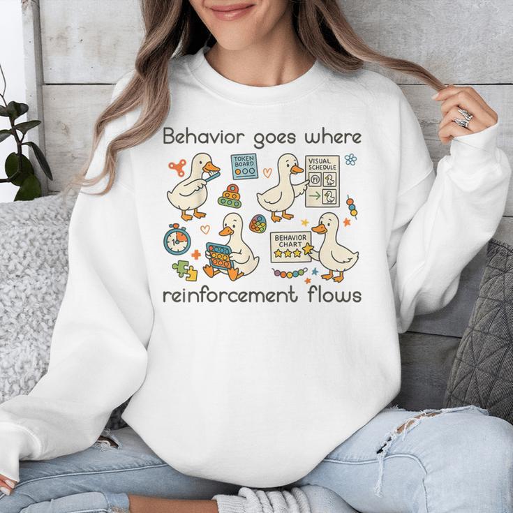 Behavior Analyst Silly Goose RBT ABA Therapy Sped Teacher Unisex Sweatshirt, funny design Behavior Analyst Silly Goose RBT ABA Therapy Sped Teacher Unisex Sweatshirt, funny design