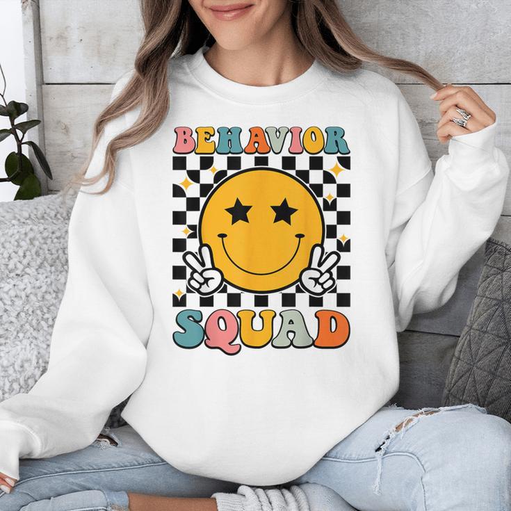 Behavior Squad Specialist Analyst Behavior Teacher Retro Unisex Sweatshirt, funny design Behavior Squad Specialist Analyst Behavior Teacher Retro Unisex Sweatshirt, funny design