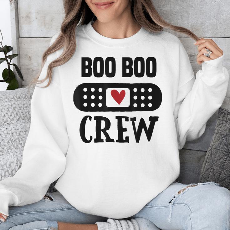 Boo Boo Crew First Aid School Nurse Day Care Teacher Unisex Sweatshirt, funny design Boo Boo Crew First Aid School Nurse Day Care Teacher Unisex Sweatshirt, funny design