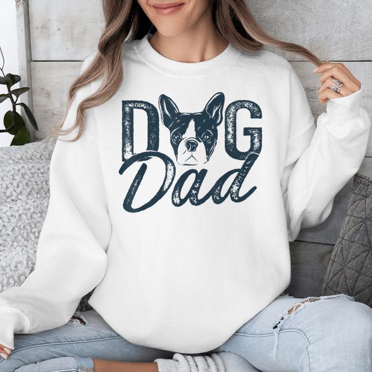 Boston Terrier Dog Dad Unisex Sweatshirt, Boston Terrier Dad Gifts, funny design