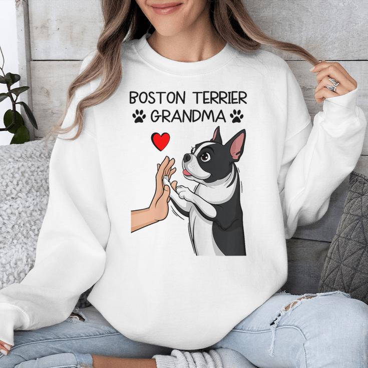 Boston Terrier Grandma Mother's Day Dog Mom Unisex Sweatshirt, Mom Gifts, Boston Terrier Mom Gifts, funny design