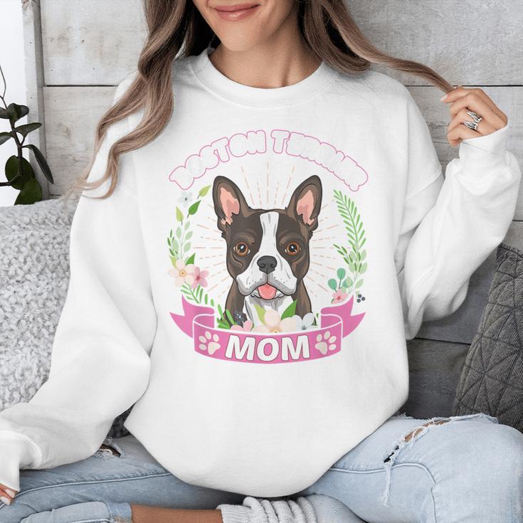 Boston Terrier Mom Mother's Day Unisex Sweatshirt, Mom Gifts, Boston Terrier Mom Gifts, funny design