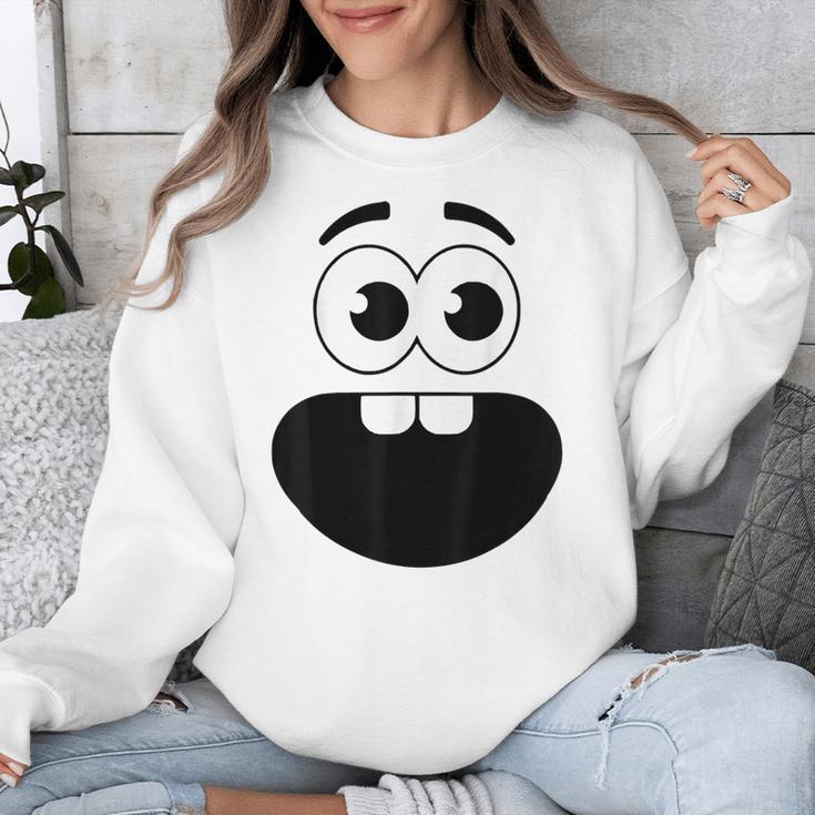 Creepy Carrots Face Teacher Halloween Costume Matching Unisex Sweatshirt, funny design