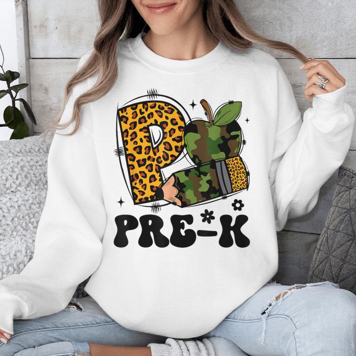 Cute Camo Pre K Back To School Teacher Kid Preschool Unisex Sweatshirt, funny design Cute Camo Pre K Back To School Teacher Kid Preschool Unisex Sweatshirt, funny design