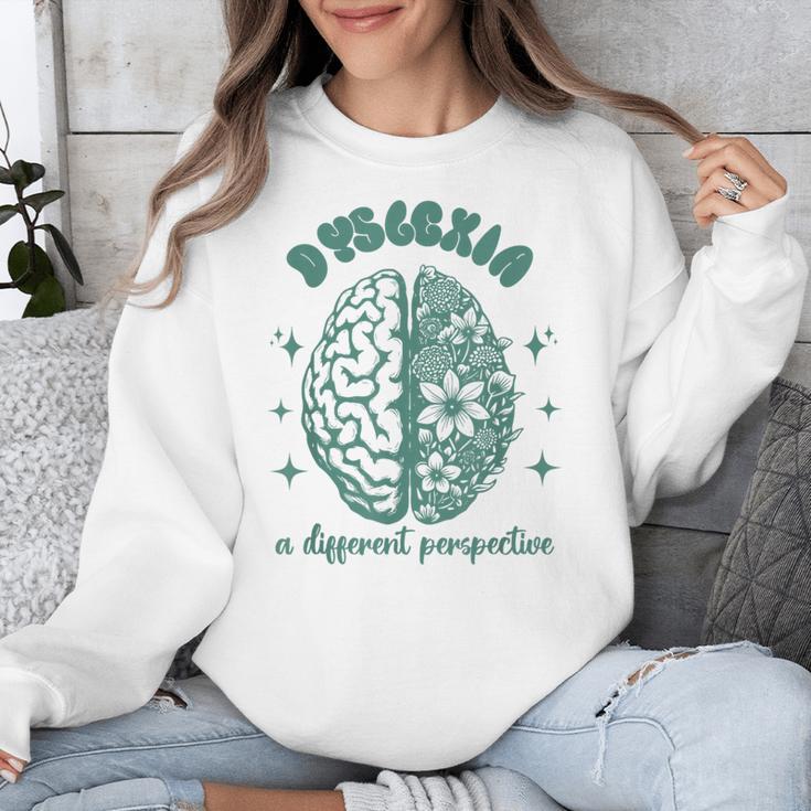 Dyslexia A Different Perspective Dyslexia Specialist Teacher Unisex Sweatshirt, funny design
