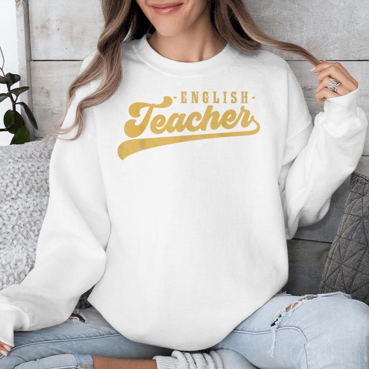 English Teacher Men Women Vintage Graphic English Teacher Unisex Sweatshirt, English Teacher Gifts, funny design English Teacher Men Women Vintage Graphic English Teacher Unisex Sweatshirt, English Teacher Gifts, funny design