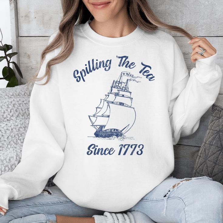 Fun 4th Of July Spilling The Tea Since 1773 History Teacher Unisex Sweatshirt, History Teacher Gifts, funny design Fun 4th Of July Spilling The Tea Since 1773 History Teacher Unisex Sweatshirt, History Teacher Gifts, funny design