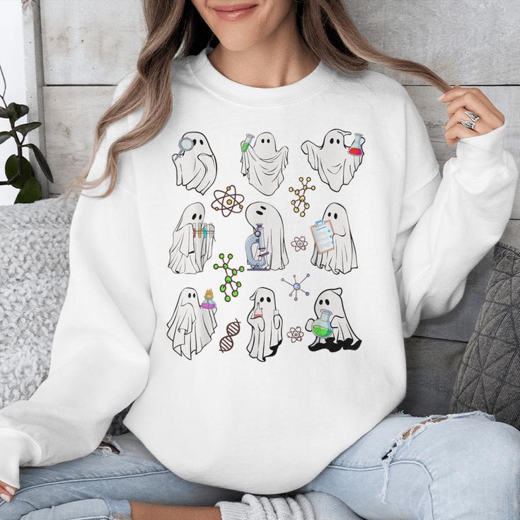 Ghost Science Teacher Chemistry Laboratory Halloween Costume Unisex Sweatshirt, Science Teacher Gifts, funny design Ghost Science Teacher Chemistry Laboratory Halloween Costume Unisex Sweatshirt, Science Teacher Gifts, funny design