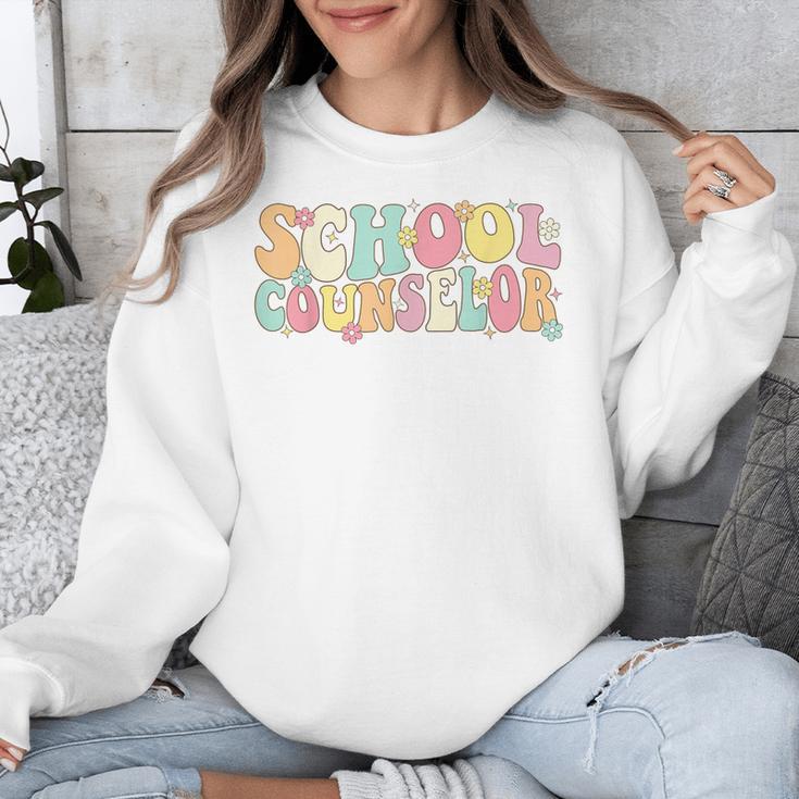 Groovy School Counselor Back To School Teacher Counseling Unisex Sweatshirt, Groovy Teacher Gifts, funny design Groovy School Counselor Back To School Teacher Counseling Unisex Sweatshirt, Groovy Teacher Gifts, funny design