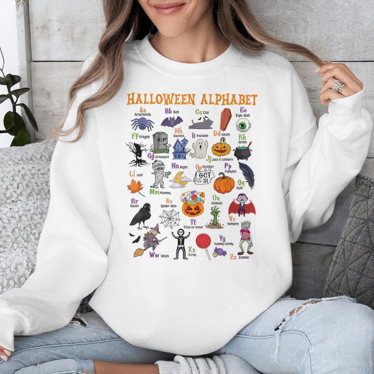 Halloween Alphabet ABCs Learning Kindergarten Teacher Unisex Sweatshirt, funny design Halloween Alphabet ABCs Learning Kindergarten Teacher Unisex Sweatshirt, funny design