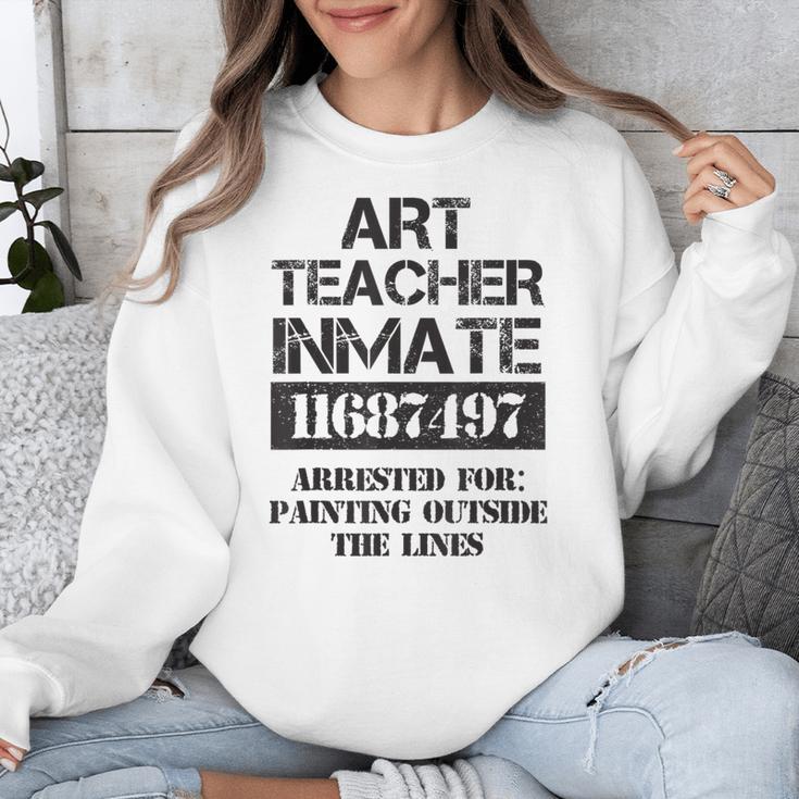Halloween Art Teacher Prisoner Costume Unisex Sweatshirt, funny design Halloween Art Teacher Prisoner Costume Unisex Sweatshirt, funny design