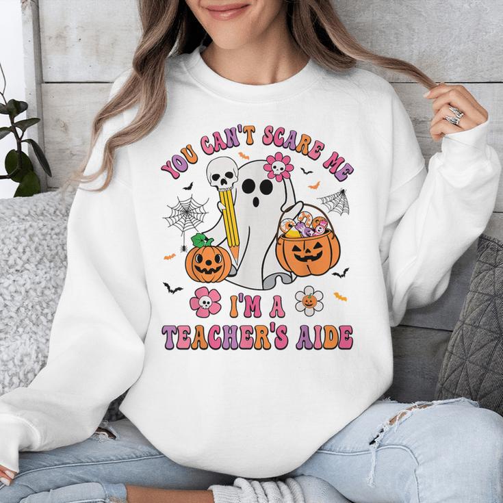 Halloween You Can't Scare Me I'm A School Teacher's Aide Unisex Sweatshirt, funny design Halloween You Can't Scare Me I'm A School Teacher's Aide Unisex Sweatshirt, funny design