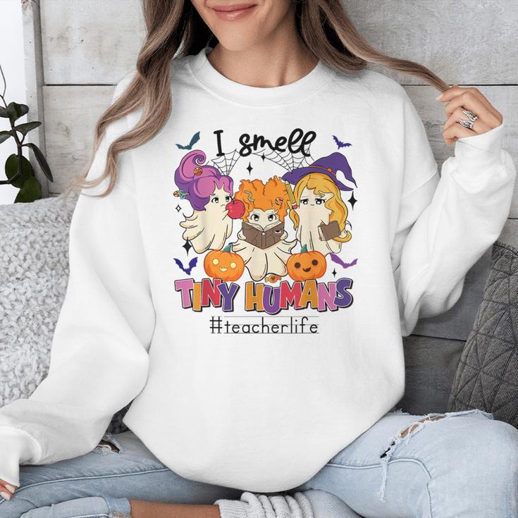 Halloween Teacher Smell a Tiny Human Ghost Spooky Season Unisex Sweatshirt, funny design Halloween Teacher Smell a Tiny Human Ghost Spooky Season Unisex Sweatshirt, funny design