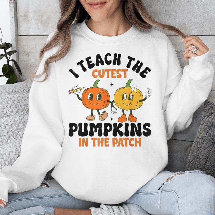 Halloween Teacher I Teach The Cutest Pumpkins In The Patch Unisex Sweatshirt, funny design Halloween Teacher I Teach The Cutest Pumpkins In The Patch Unisex Sweatshirt, funny design