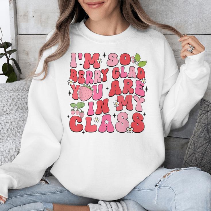 I'm So Berry Glad You Are Strawberry Elementary Teacher Unisex Sweatshirt, funny design I'm So Berry Glad You Are Strawberry Elementary Teacher Unisex Sweatshirt, funny design