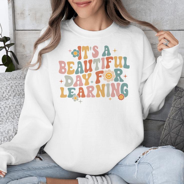 It's a Beautiful Day For Learning Teacher Students Men Women Unisex Sweatshirt, funny design It's a Beautiful Day For Learning Teacher Students Men Women Unisex Sweatshirt, funny design