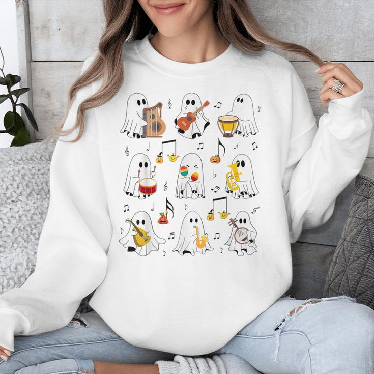 It's A Bootiful Day To Make Music Ghost Teacher Unisex Sweatshirt, funny design