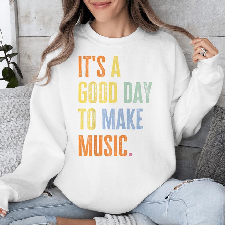 It's A Good Day To Make Music Music Lover Teacher Unisex Sweatshirt, funny design It's A Good Day To Make Music Music Lover Teacher Unisex Sweatshirt, funny design
