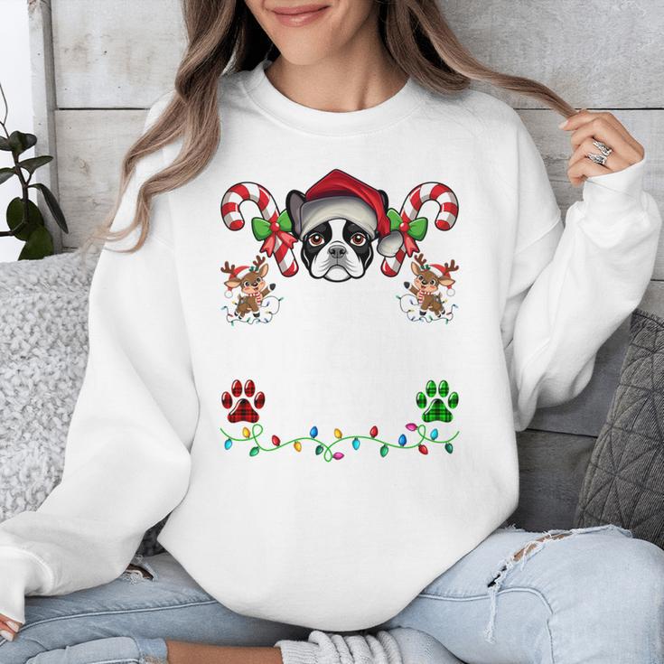 Most Likely Decorate Her Boston Terrier Dog Ugly Christmas Unisex Sweatshirt, Boston Terrier Christmas Gifts, funny design