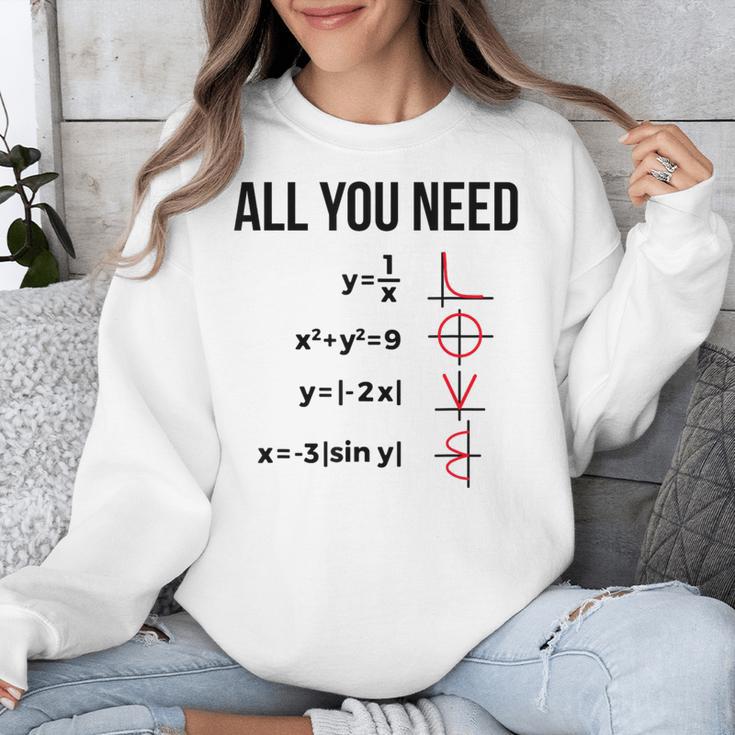 Math Graphs Mathematics Math Teacher Unisex Sweatshirt, funny design