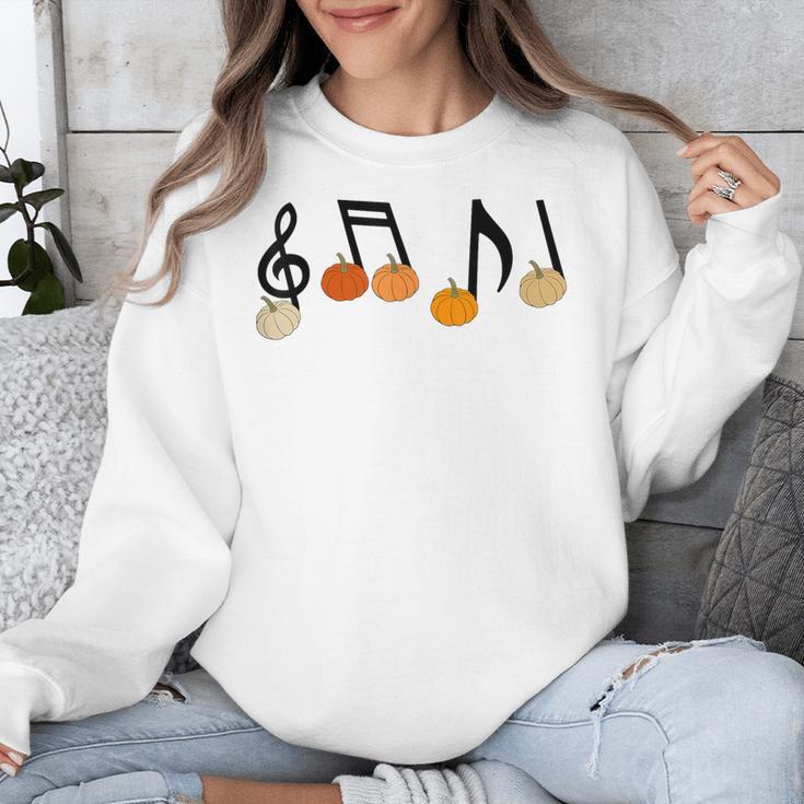 Music Notes Pumpkin Music Teacher Musician Fall Halloween Men Women Kids Unisex Sweatshirt, funny design Music Notes Pumpkin Music Teacher Musician Fall Halloween Men Women Kids Unisex Sweatshirt, funny design