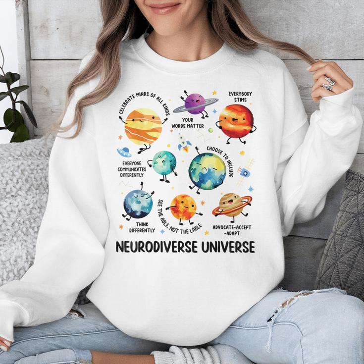 Neurodiverse Universe Space Planet Special Education Teacher Unisex Sweatshirt, funny design Neurodiverse Universe Space Planet Special Education Teacher Unisex Sweatshirt, funny design