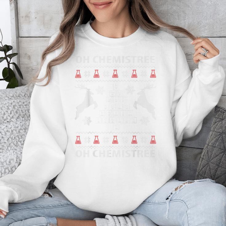Oh Chemistree Ugly Christmas Sweater Science Student Teacher Unisex Sweatshirt, Science Teacher Gifts, funny design Oh Chemistree Ugly Christmas Sweater Science Student Teacher Unisex Sweatshirt, Science Teacher Gifts, funny design