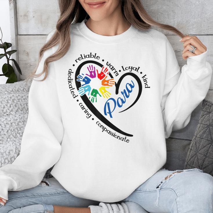 Para Heart Teacher Paraprofessional Paraeducator Men Women Unisex Sweatshirt, funny design Para Heart Teacher Paraprofessional Paraeducator Men Women Unisex Sweatshirt, funny design